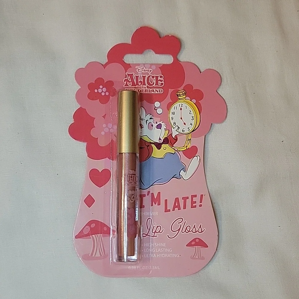 NEW Limited Edition Disney Alice in Wonderland Lip Gloss Bundle